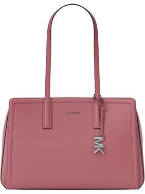 Women Rosewood Laila Medium Signature Logo Gold-tone Satchel Shoulder Bag
